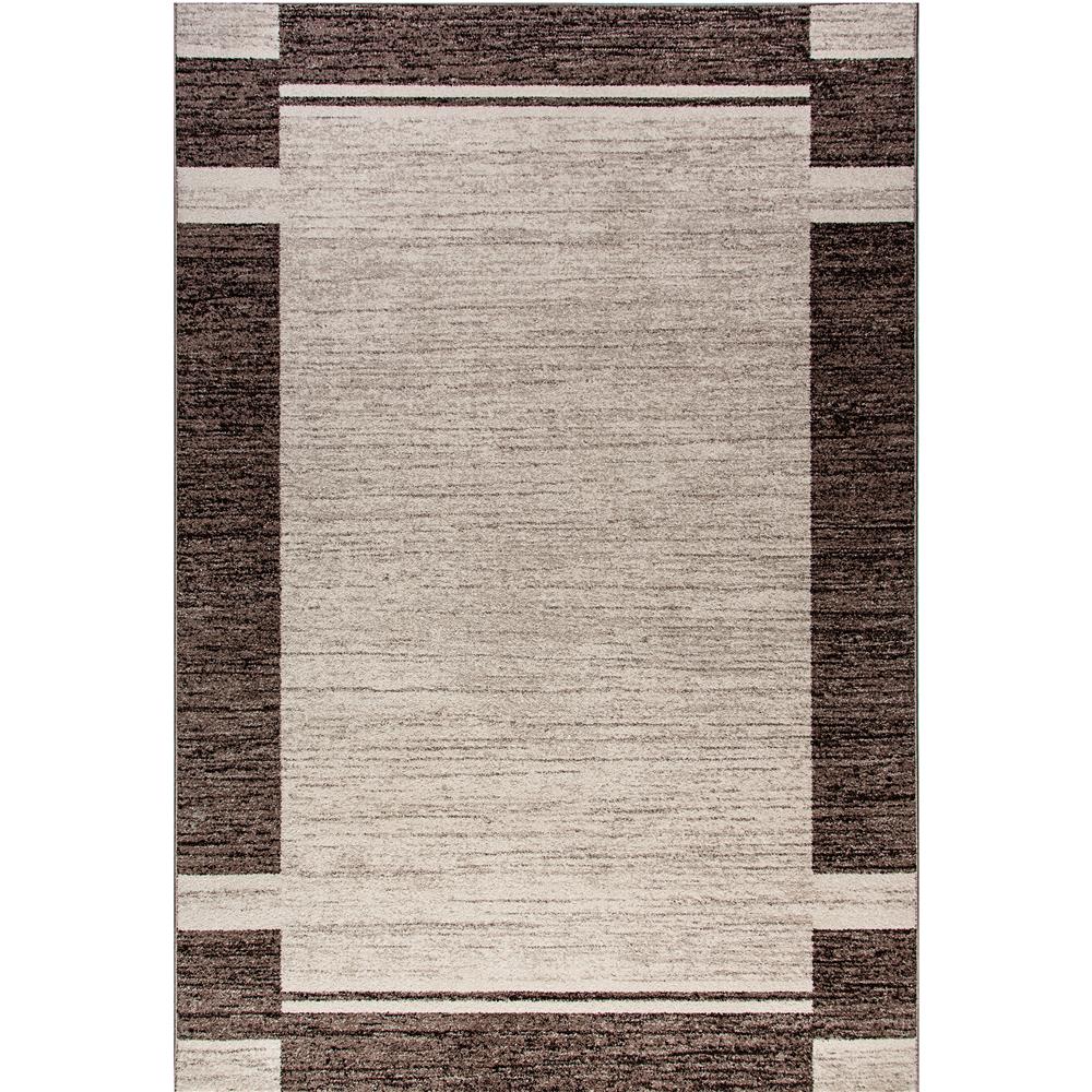 Dynamic Rugs 32235-6296 Infinity 2 Ft. X 3 Ft. 11 In. Rectangle Rug in Silver/Black